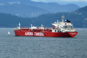 Tanker Aurora aux Etats Unis - ISEMAR